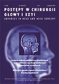 Postepy W Chirurgii Glowy I Szyi-头颈内科的停顿